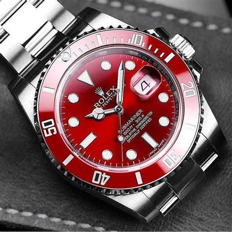 rolex red dial submariner